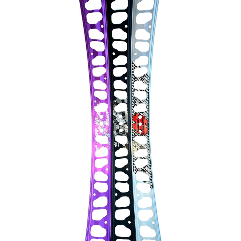 Pack de 5 jantes arrières 47 mm 19''/26'' 32 trous noires / silver / violette|Pack of 5 rear rim 47 mm 19''/26'' 32 holes Black / Silver / Purple