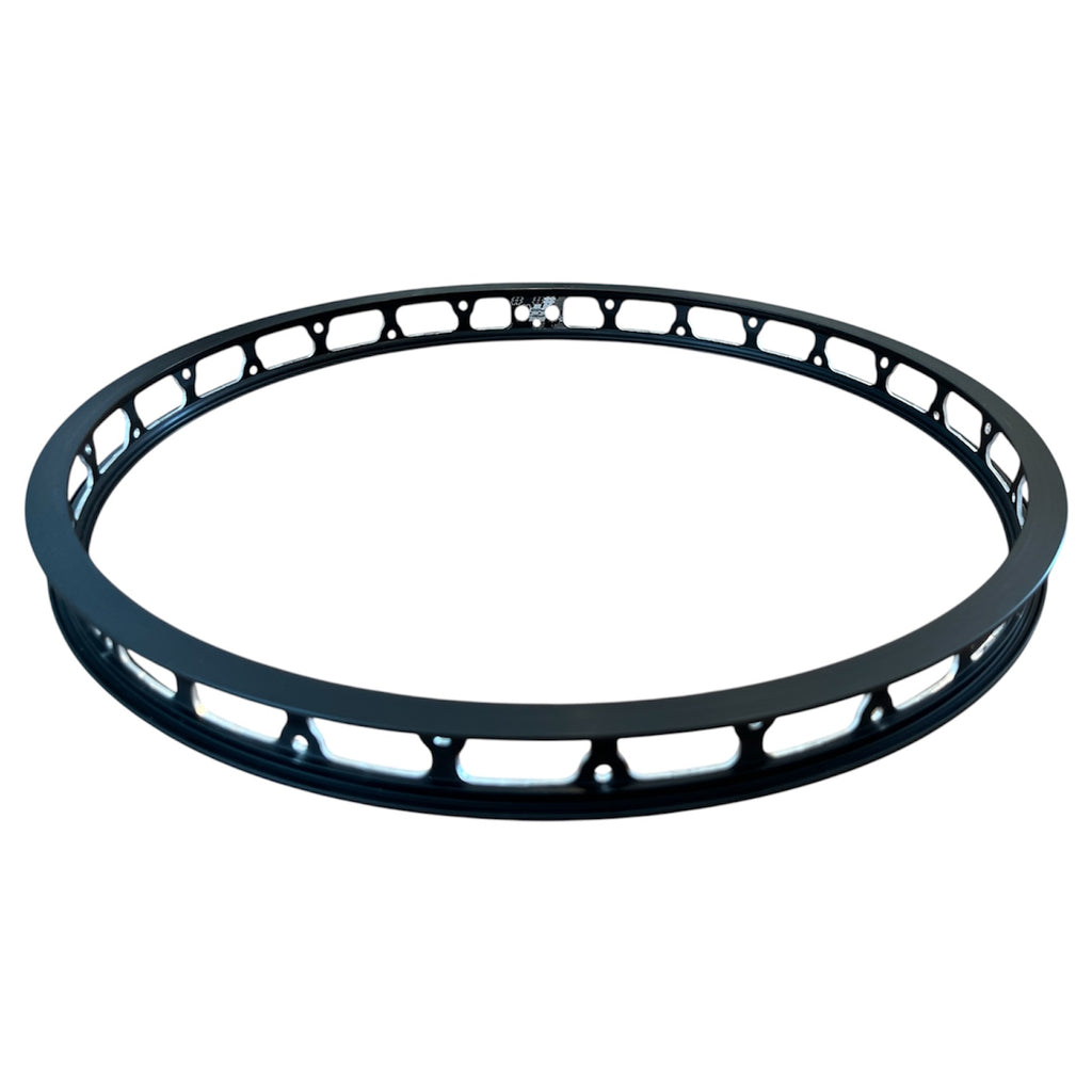 Jante avant 20'' 32mm 28 trous noir, argent, violette | Rim front 20'' 32mm 28 holes Black, Silver, Purple