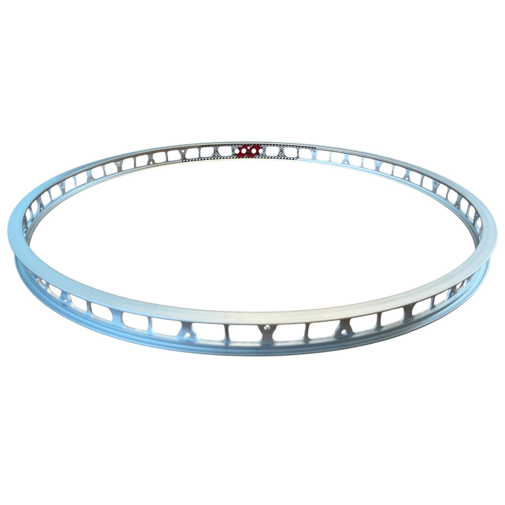 Jante avant 26'' 32 mm 28 trous noir, argent, violette | Rim front 26'' 32mm 28 holes Black, Silver, Purple