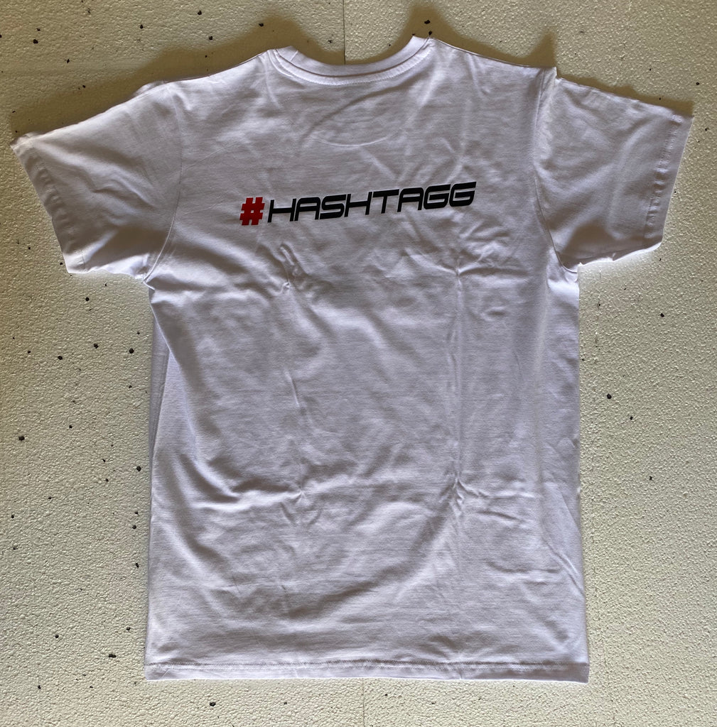 T-Shirt Hashtagg™ "Vic" Blanc |Hashtagg™ "Vic" White T-Shirt