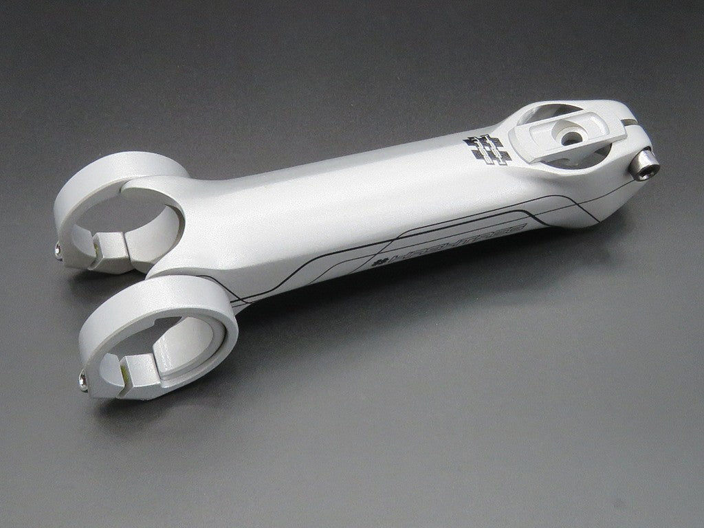 Potence Twin Ring argent 152mm / 27°|Twin Ring Silver 152mm / 27 ° Stem