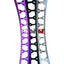 Jante arrière 19'' 47mm 32 trous noir, argent, violette| Rim rear 19'' 47mm 32 holes Black, Silver, Purple