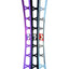 Pack de 5 jantes avant 32mm 20''/26'' 28 trous noires / silver / violette|Pack of 5 front rim 32 mm 20''/26'' 28 holes Black / Grey / Purple