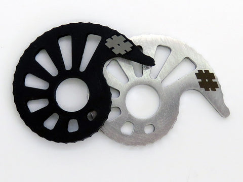 Tendeur de chaine escargot (par paire, inox coté transmission / alu coté gauche)