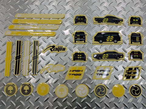 Kit stickers HASHTAGG