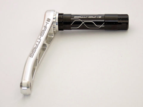 Manivelle droite + axe pour pédalier deux pièces 2.0 170mm|Right crank + axle for two-piece crankset 2.0 170mm