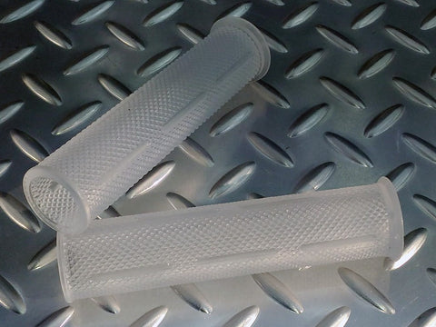 Poignée caoutchouc transparente